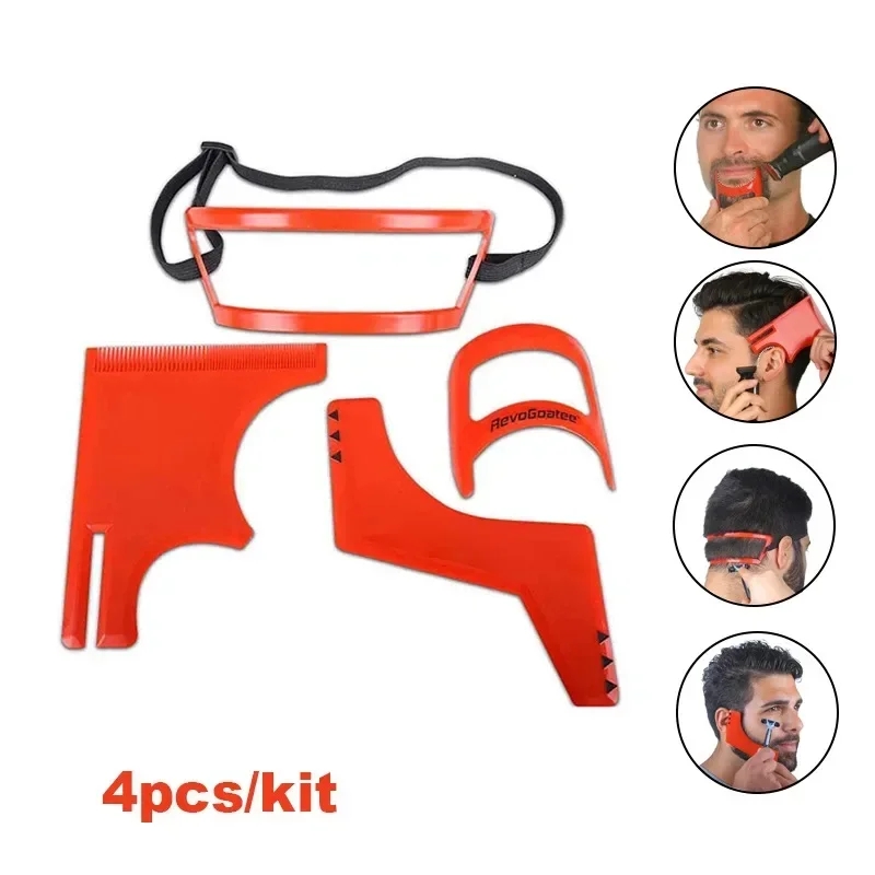 Men'S Grooming Salon - 2/4Pcs Men's Beard Combs Hair Trimmers