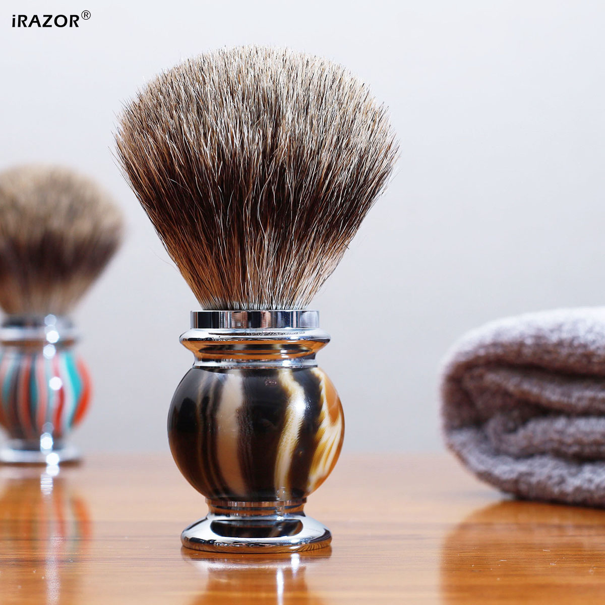 Men'S Grooming Product - iRAZOR Silvertip Shaving Brush for Men,Ultra