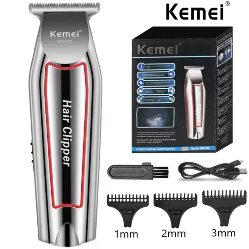 Men'S Grooming Essentials - Kemei KM-032Hair Trimmer Electric Beard Trimmer