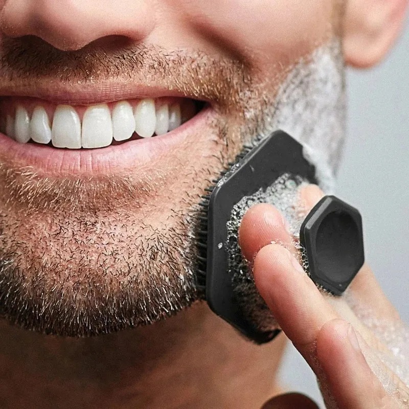 Exfoliating Scrub Mens - 1 Silicone Facial Cleaning Brush Scrubber