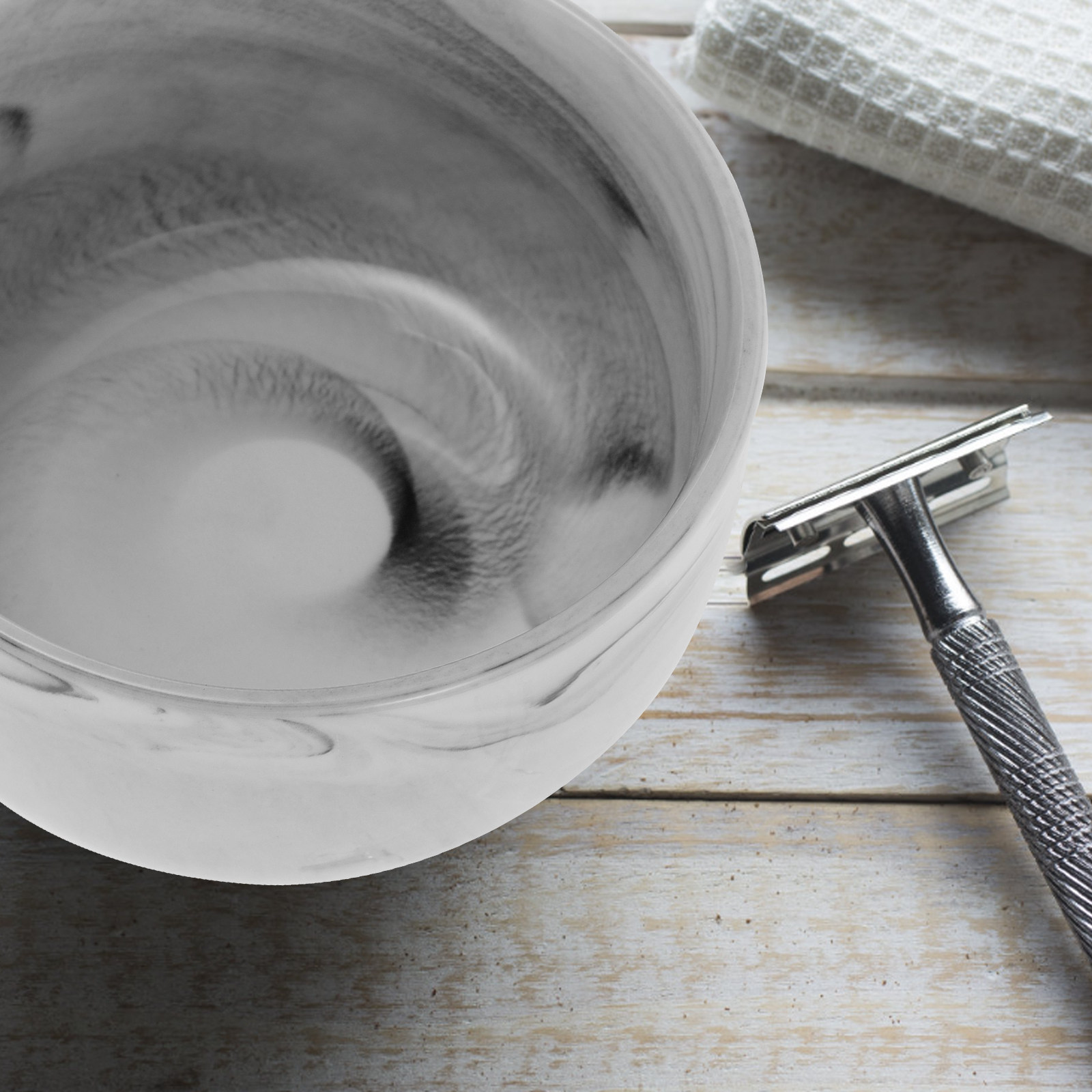 Shaving Bowl Soap - Marble Pattern Men Shaving Bowl Large