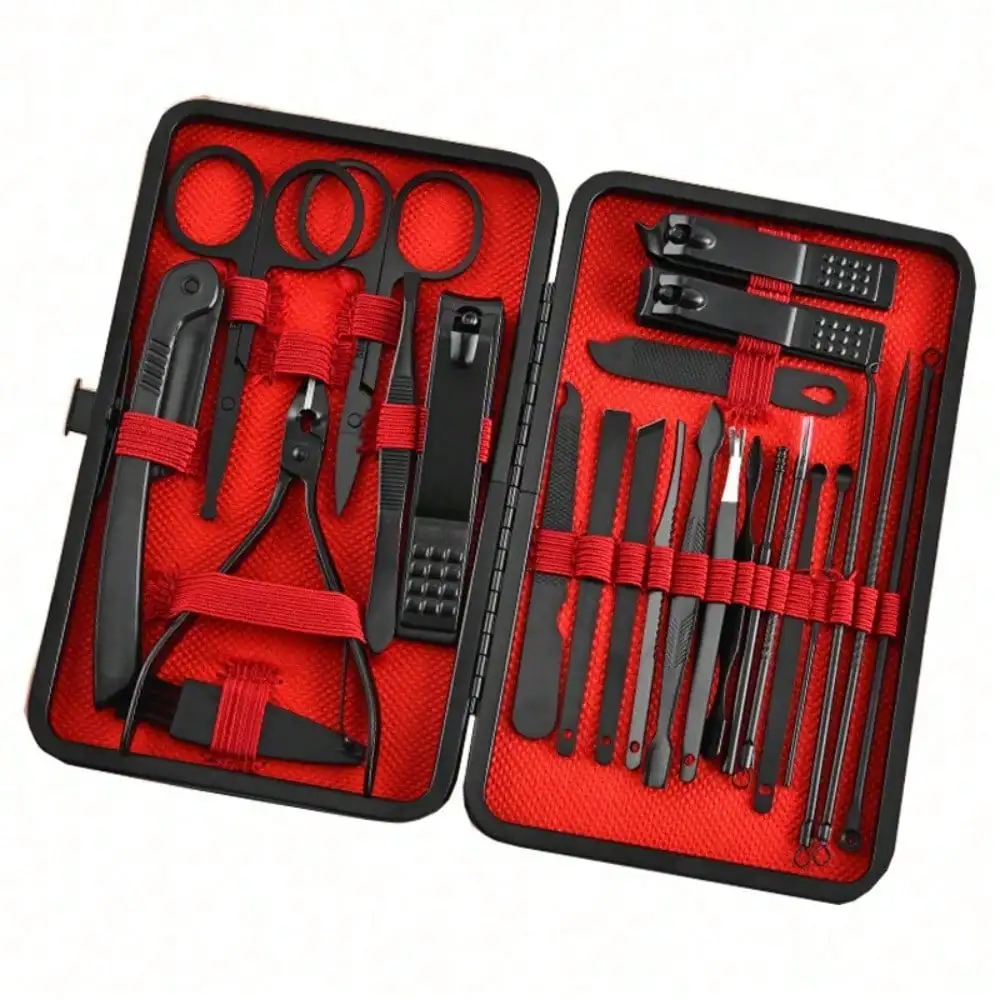 Men'S Grooming Essentials - 8/24pcs Professional Manicure Set & Pedicure