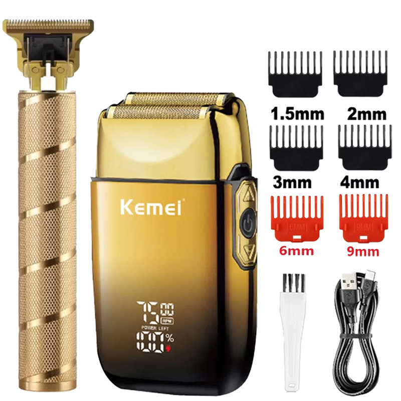 Men'S Grooming Essentials - Kemei KM-TX10 T9 Hair Trimmer Electric