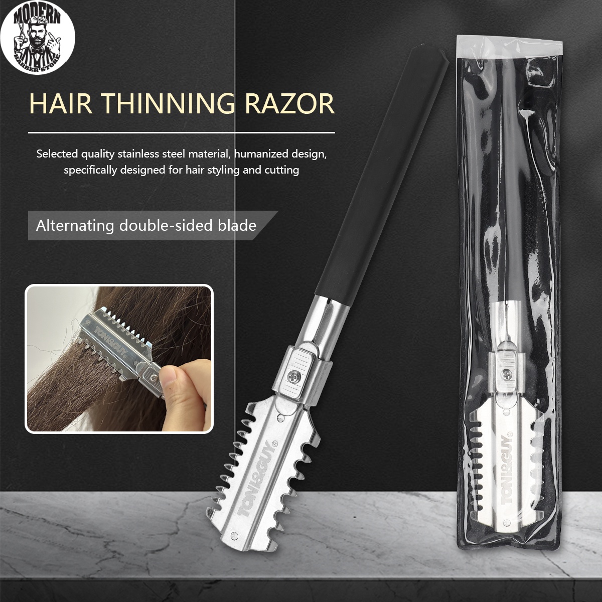 Men'S Grooming Salon - Salon Double-Edge Shaving Haircut Razor Knife