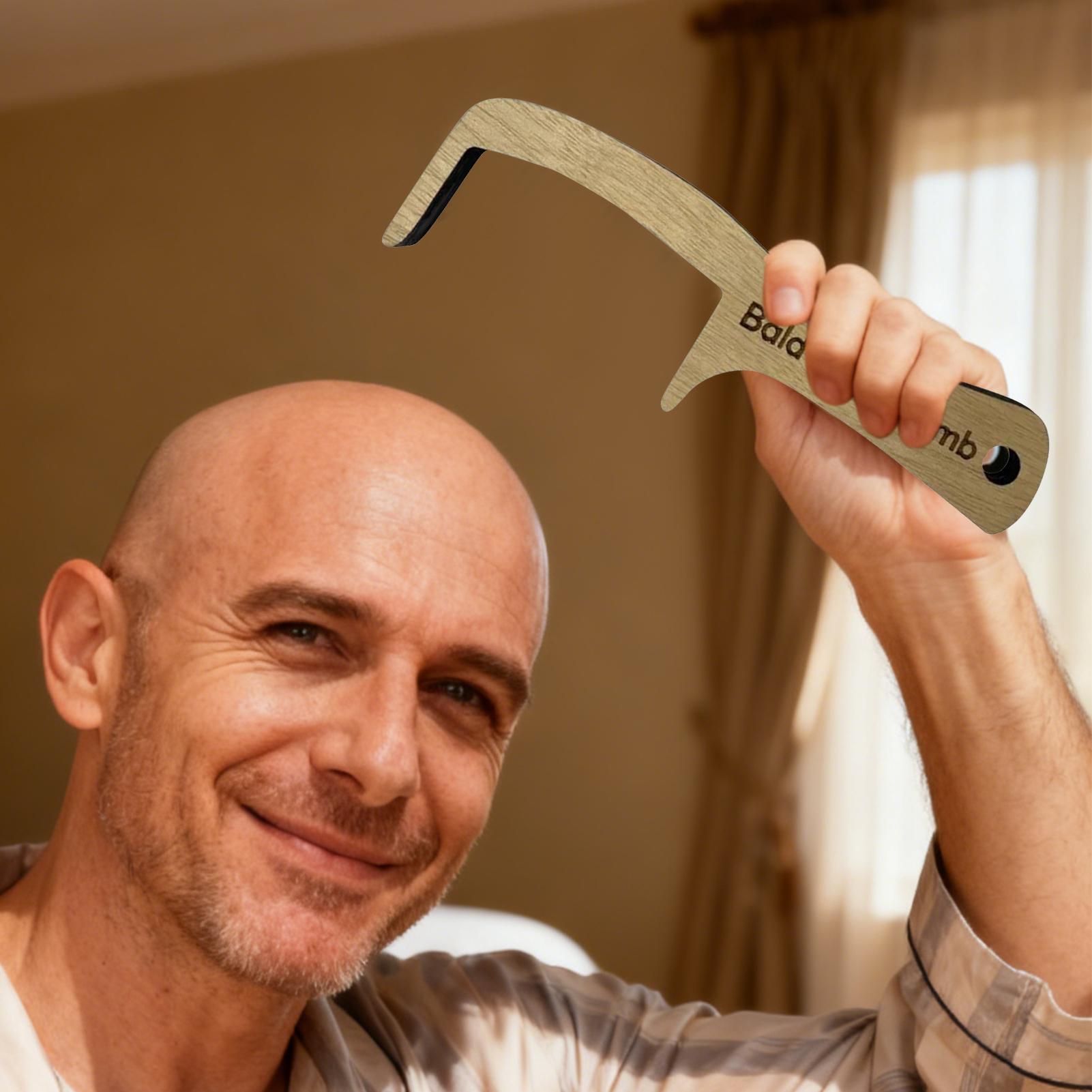 Bald Man Comb Funny Prank Groo - Men'S Grooming Product recension och pris