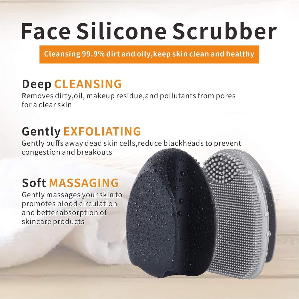 Silicone Ace Scrubber Cleansin - Exfoliating Scrub Mens recension och pris