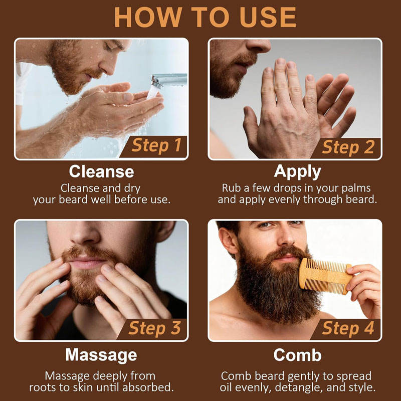 Men's Beard Oil Set for Groomi - Men'S Grooming And Skin Care recension och pris