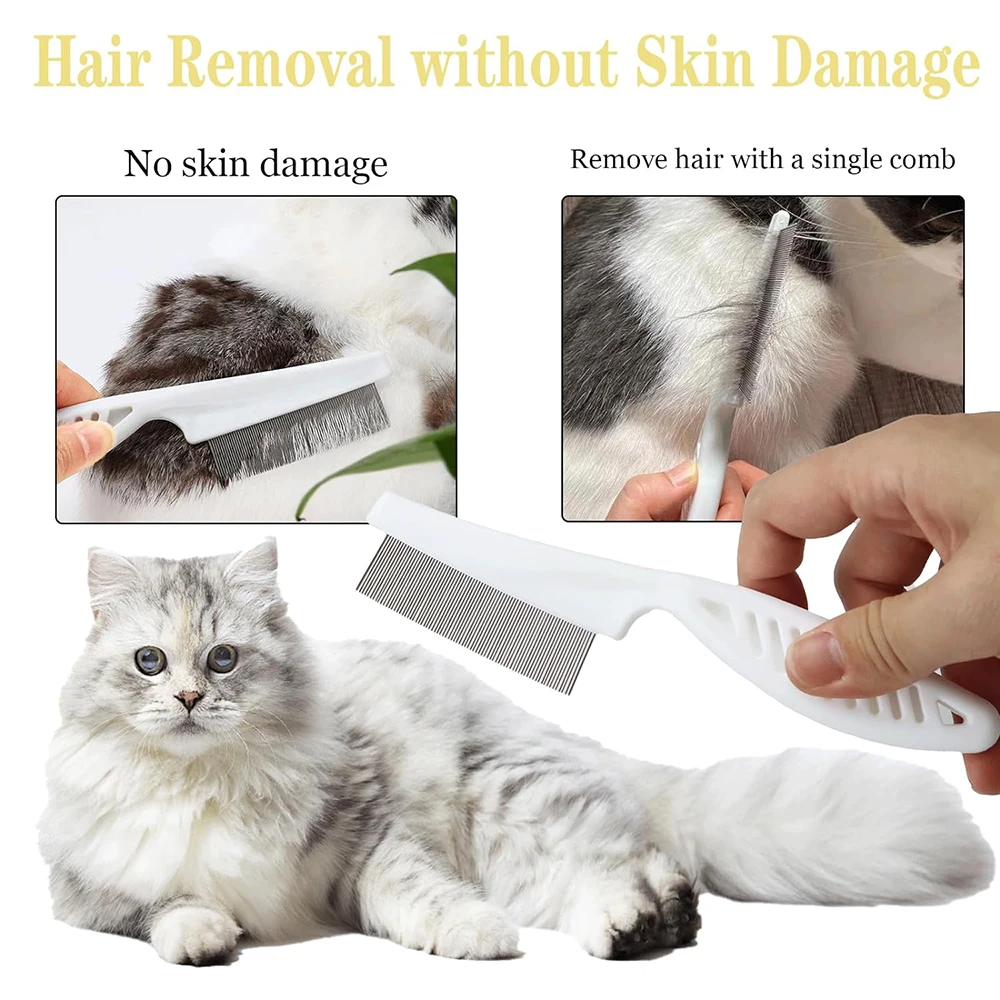 2-Pack Pet Flea Comb, Cat/Dog  - Comb Fine Tooth recension och pris