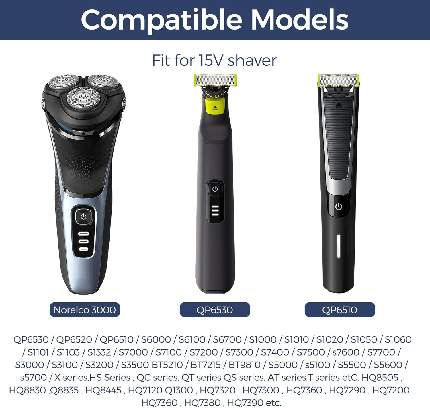 15V HQ8505 Typec Shaver Adapte - Men'S Grooming Trimmer recension och pris