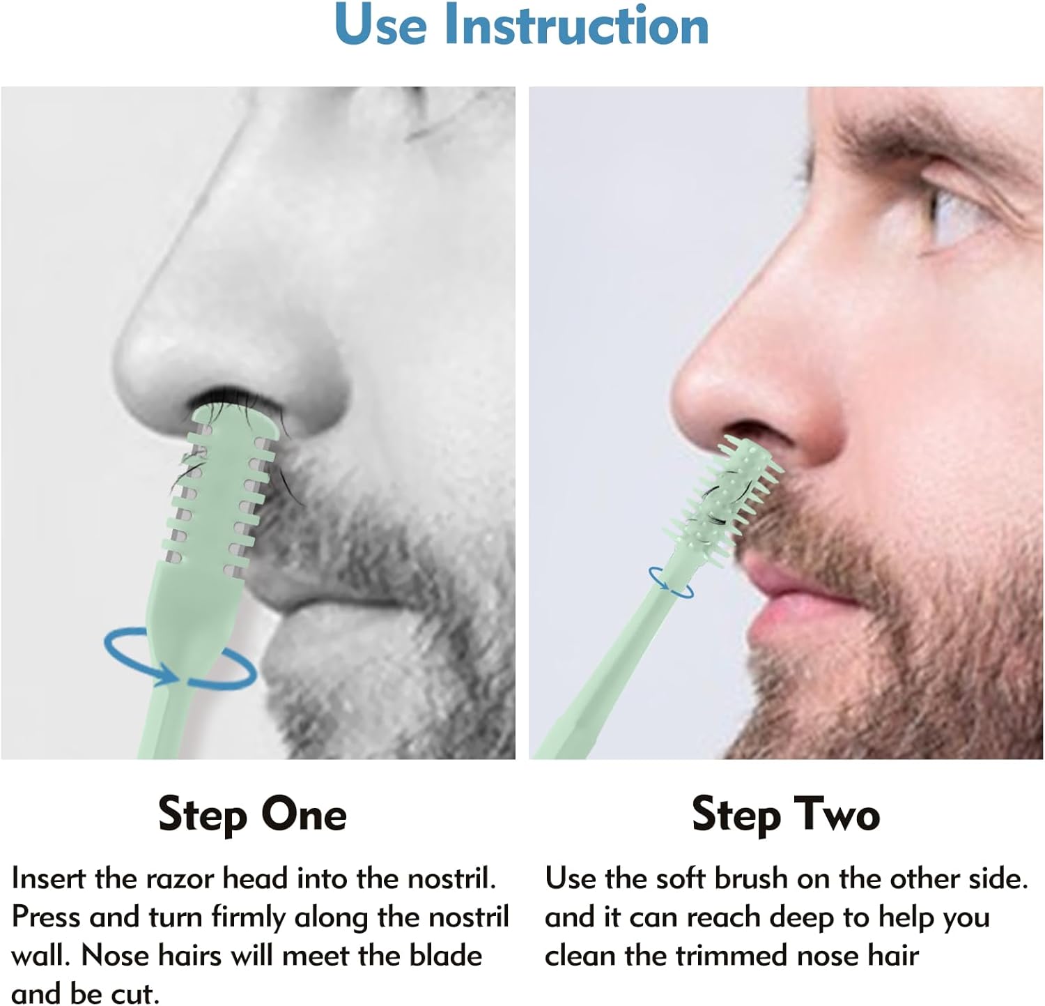 5/20/50Pcs 2-in-1 Nasal Cutter - Men'S Grooming Salon recension och pris