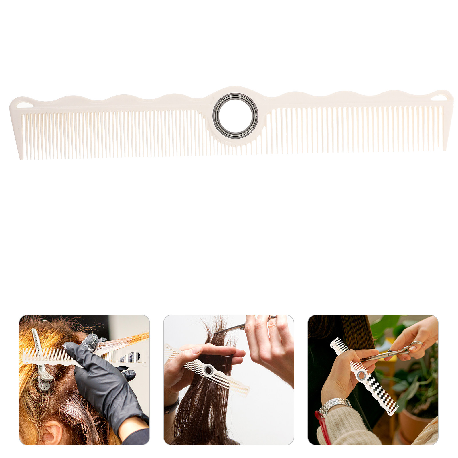 Rotatable Hair Comb for Barber - Comb Fine Tooth recension och pris