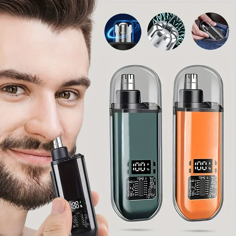 Nose Ear Hair Trimmer USB Rech - Men'S Grooming Salon recension och pris