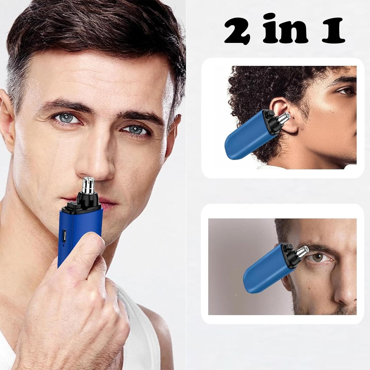 Nose Ear Hair Trimmer USB Rech - Men'S Grooming Salon recension och pris