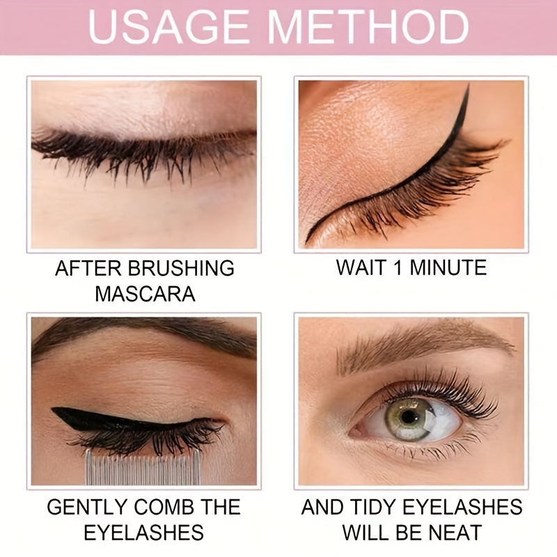 1-Piece Steel Needle Eyelash C - Comb Fine Tooth recension och pris