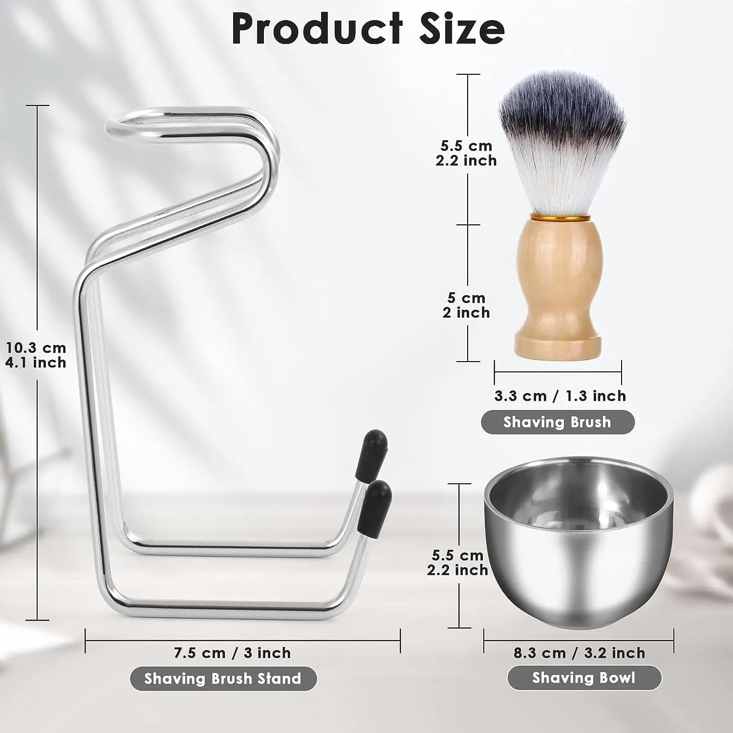 Stainless Steel Men‘s Shaving  - Shaving Bowl Soap recension och pris