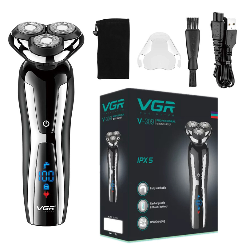 VGR Wet Dry Electric Shaver Fo - Men'S Grooming Razor Kit recension och pris