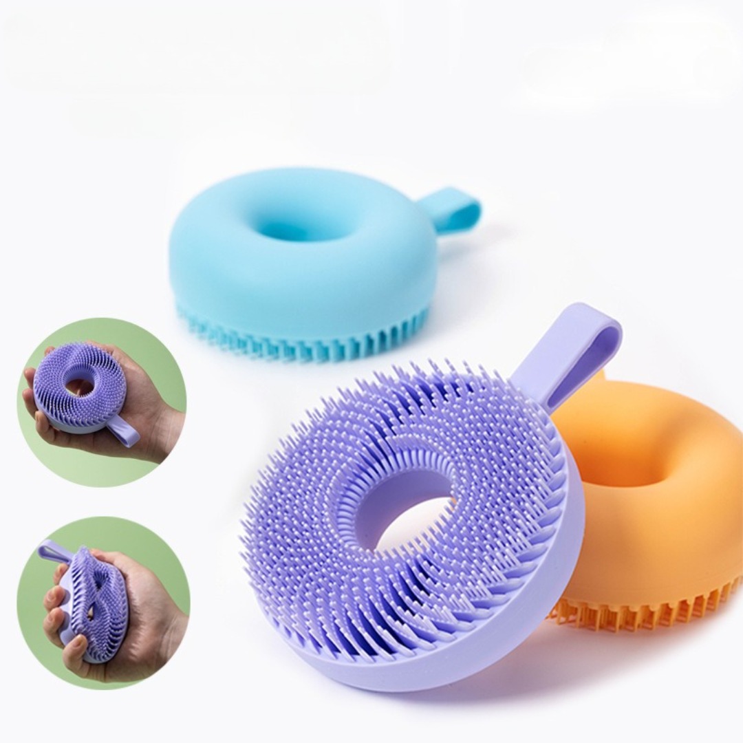 Silicone Body Scrubber Face Br - Exfoliating Scrub Mens recension och pris