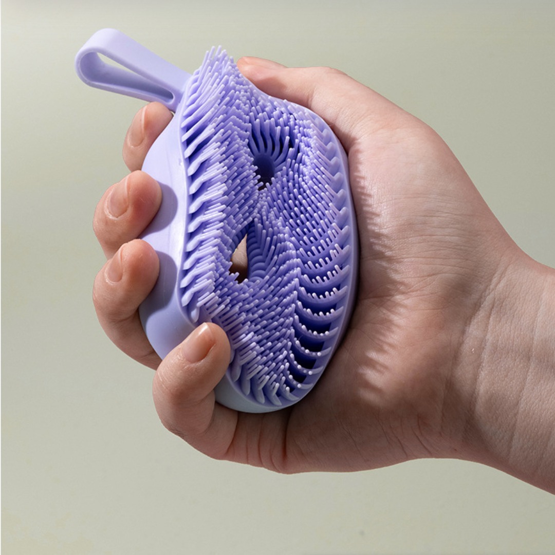 Silicone Body Scrubber Face Br - Exfoliating Scrub Mens recension och pris