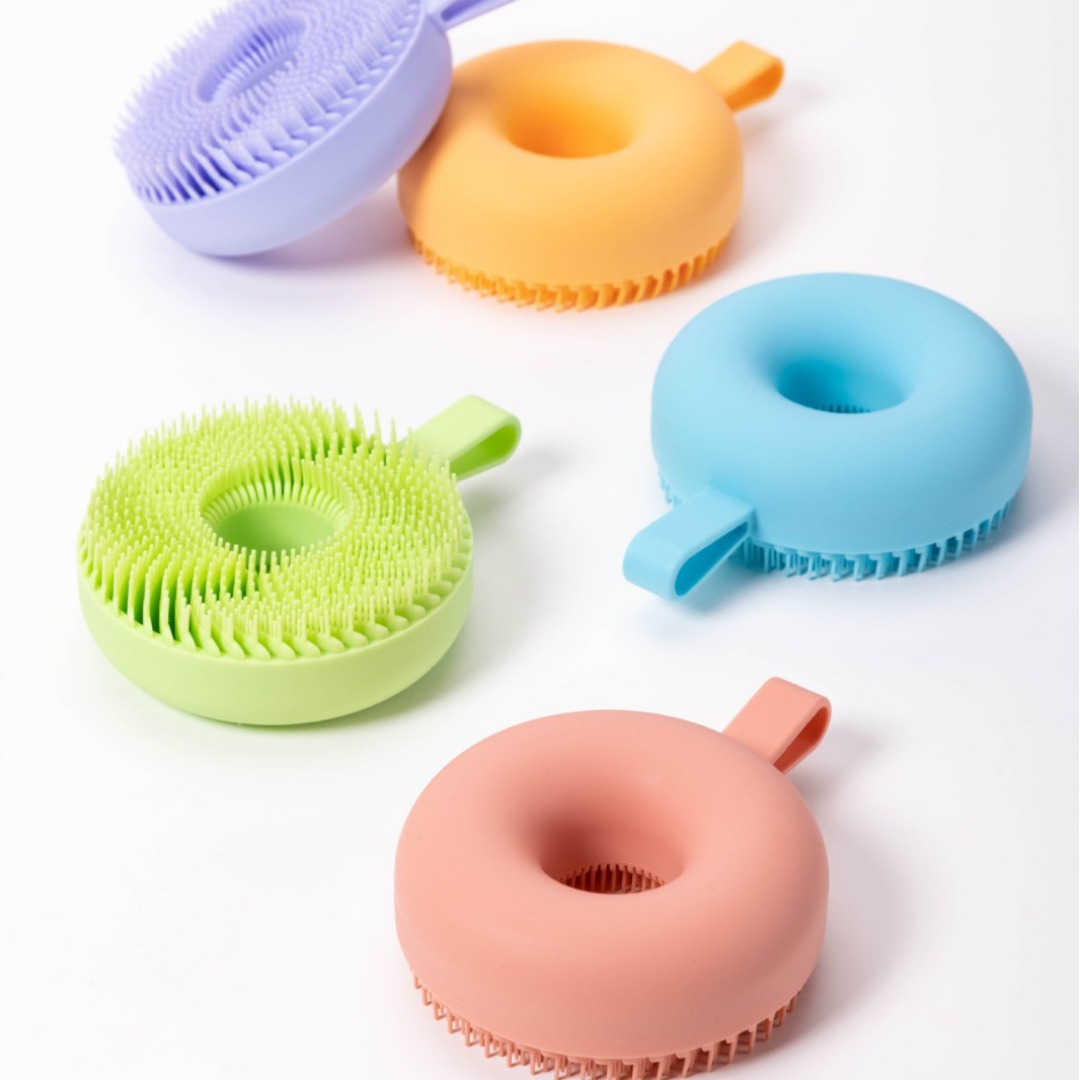 Silicone Body Scrubber Face Br - Exfoliating Scrub Mens recension och pris