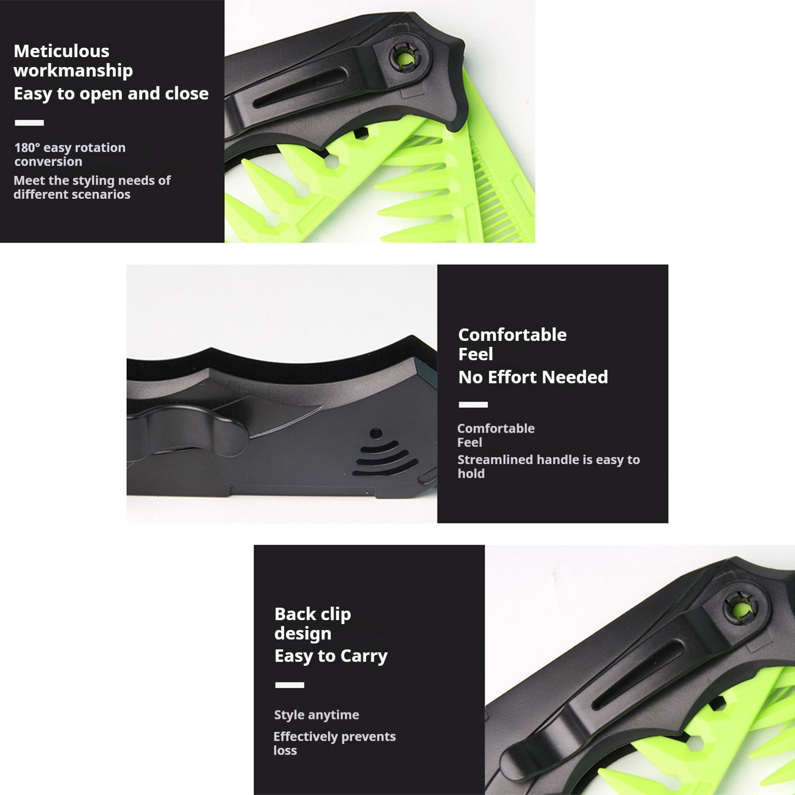 Dual Tooth Folding Comb for Me - Men'S Grooming Product recension och pris