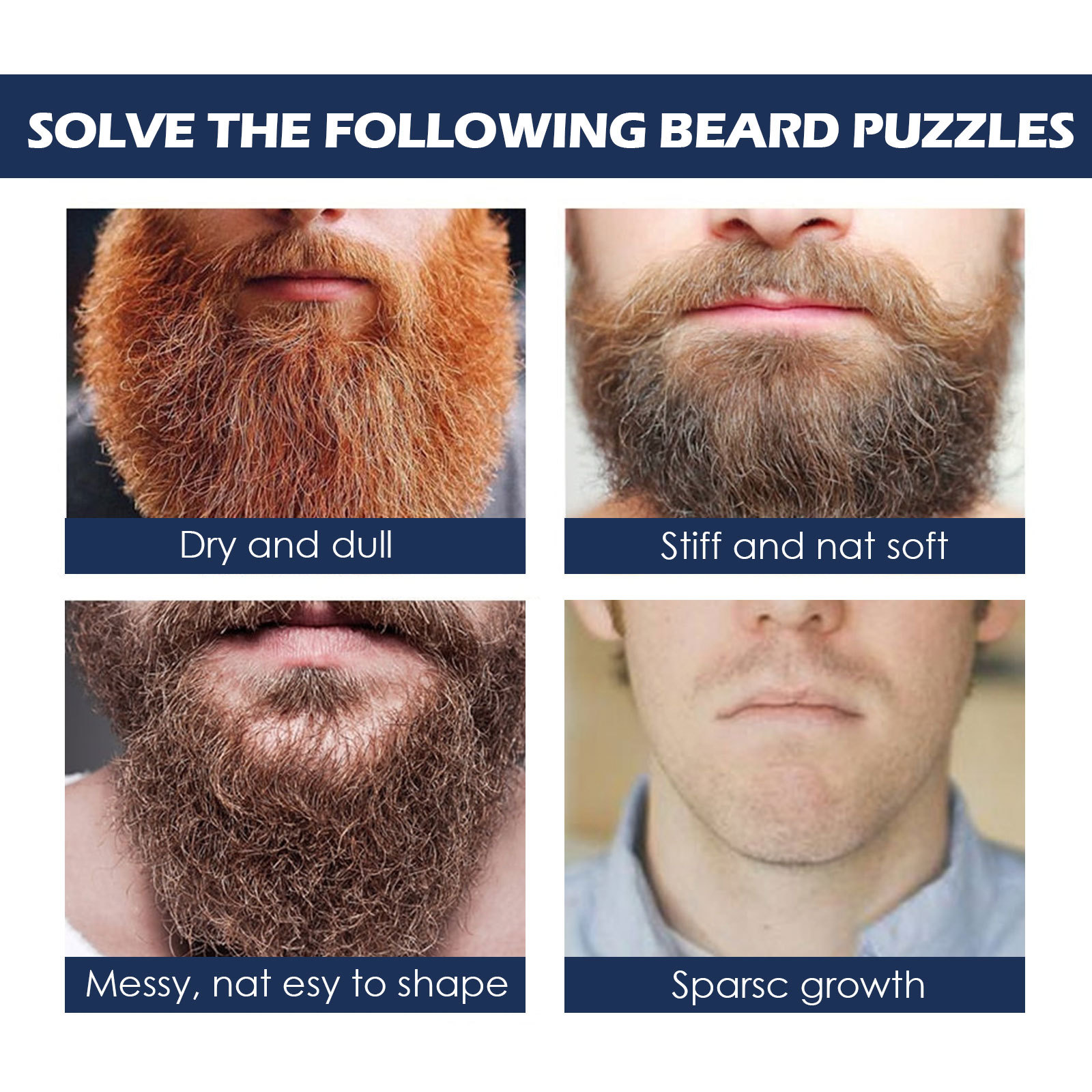 Beard Growth Oil for Men Hair  - Men'S Grooming Product recension och pris