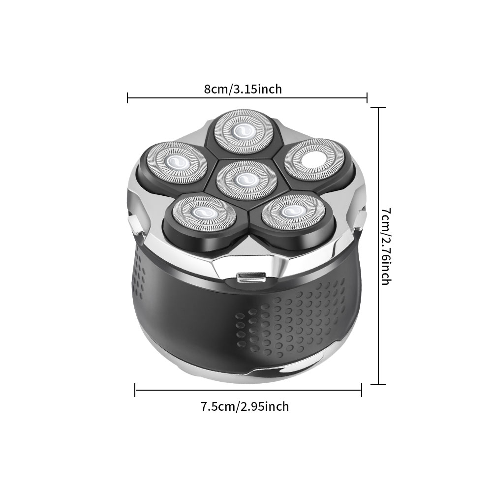 HIENA HYN-702 6 Head Electric  - Men'S Grooming Razor Kit recension och pris