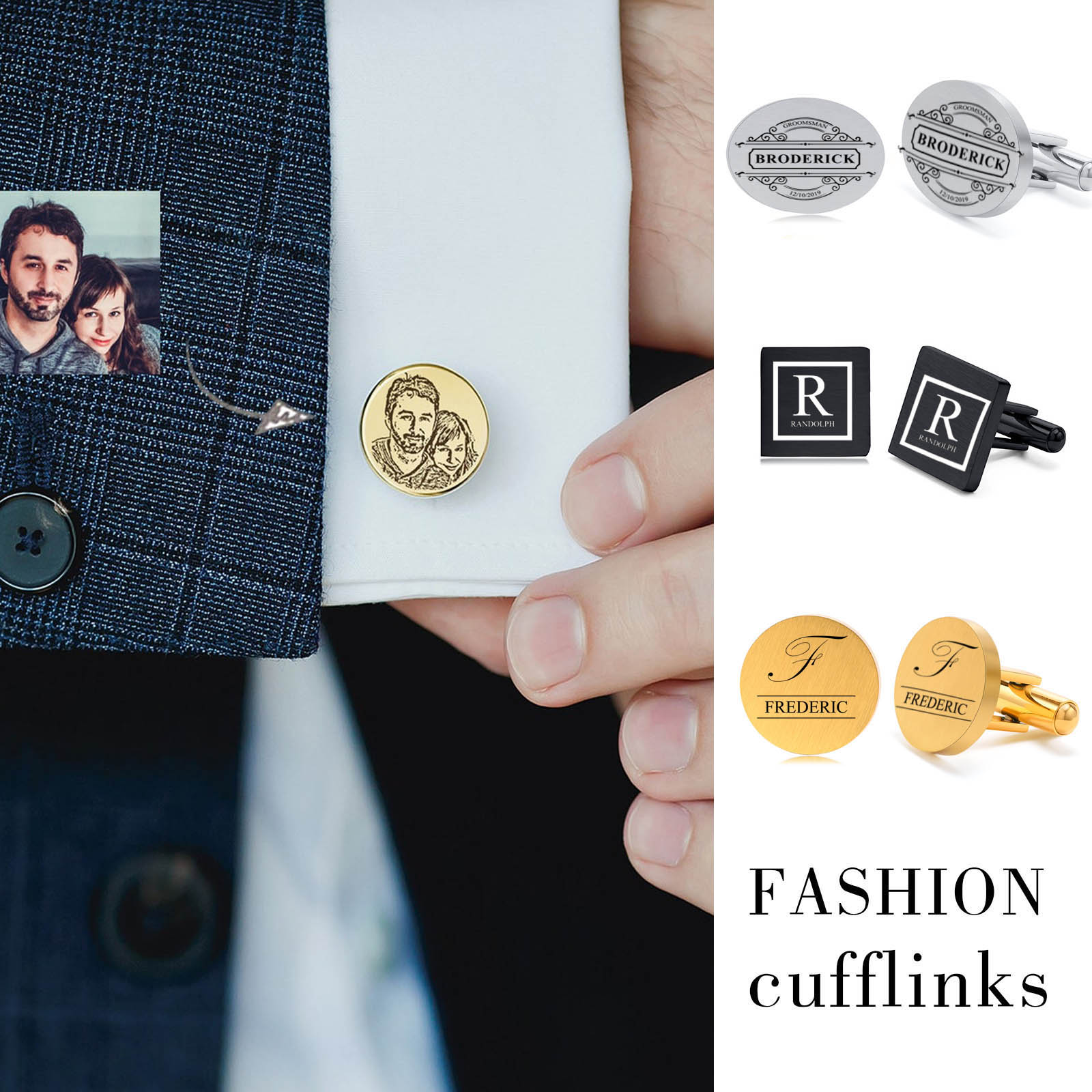 Personalized Cuflinks for Wedd - Men'S Grooming For Engagement recension och pris