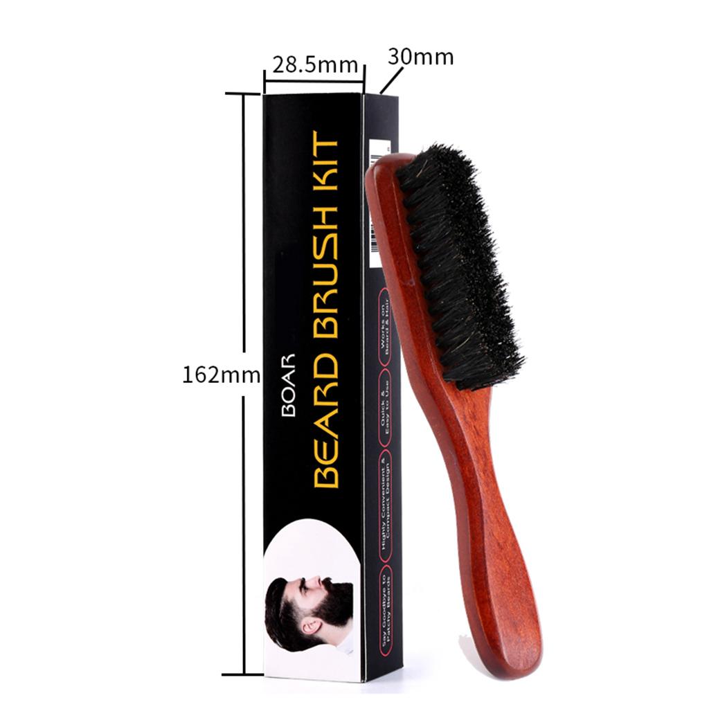 Beard Brush for Men Wooden Bri - Men Grooming Home recension och pris