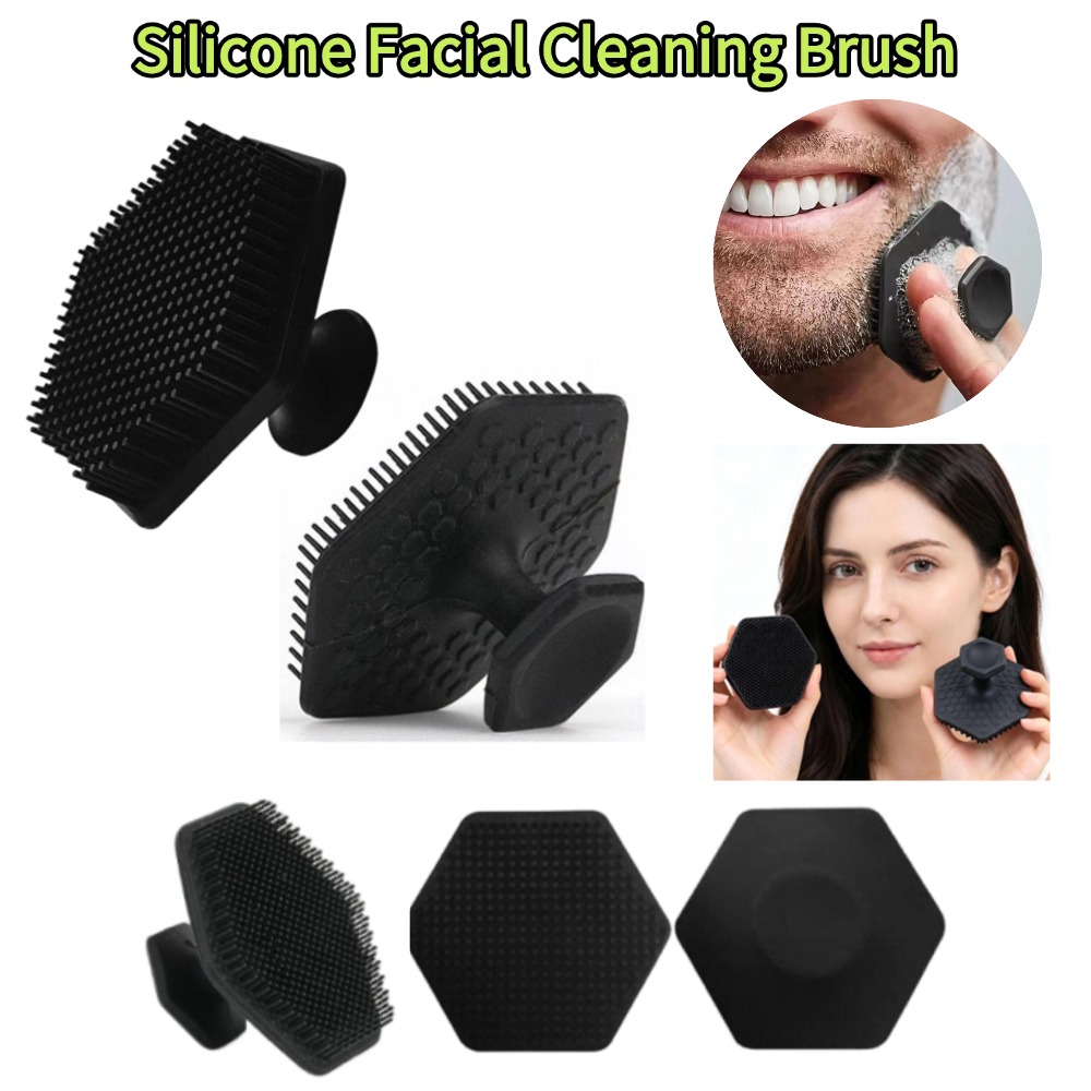 Silicone Facial Cleaning Brush - Exfoliating Scrub Mens recension och pris