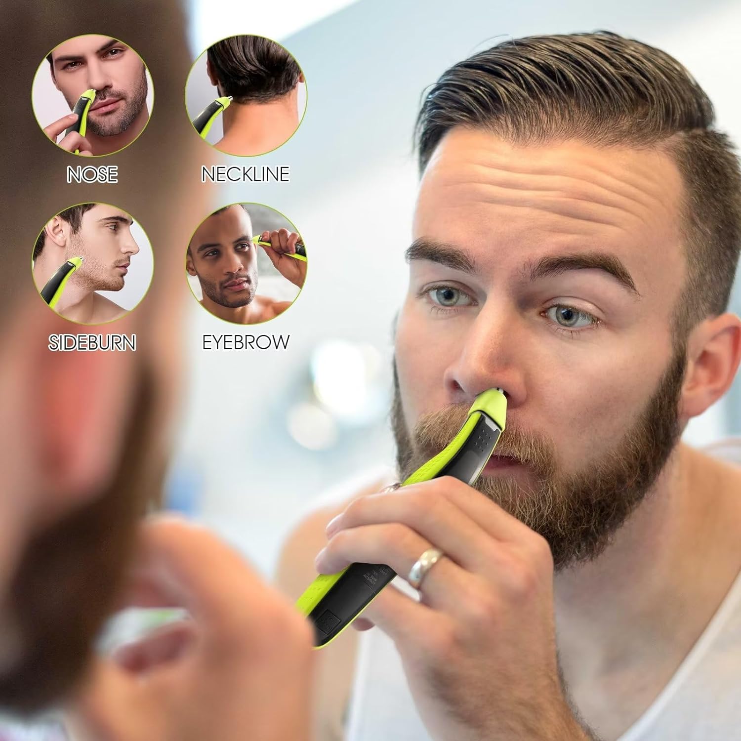 YUKU Nose Hair Trimmer Replace - Men'S Grooming Salon recension och pris