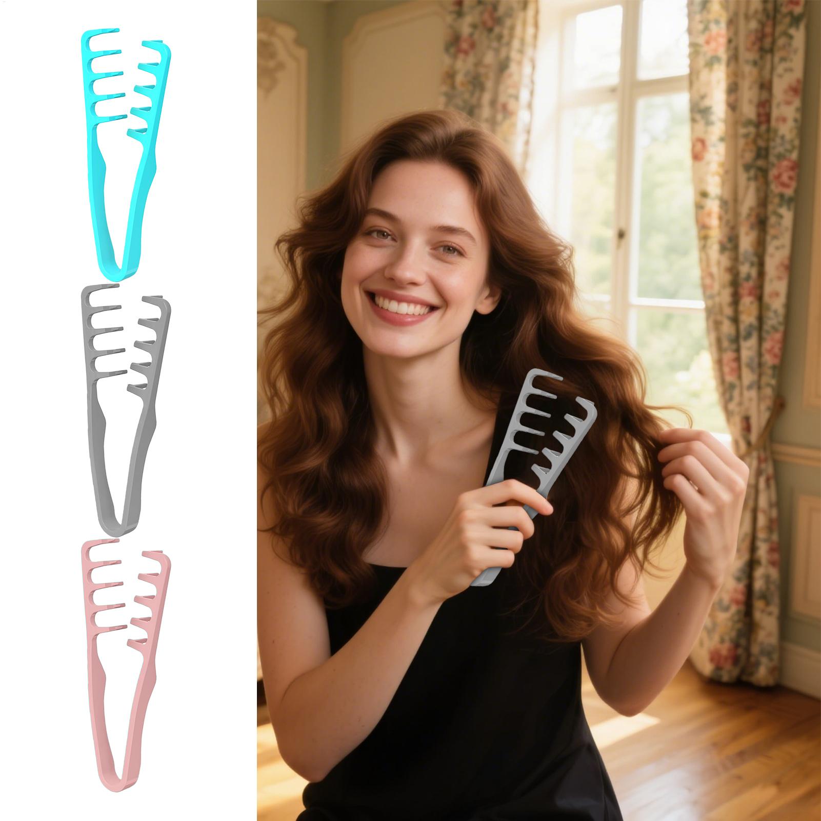 Wide Tooth Hair Comb Volumizin - Men'S Grooming Product recension och pris