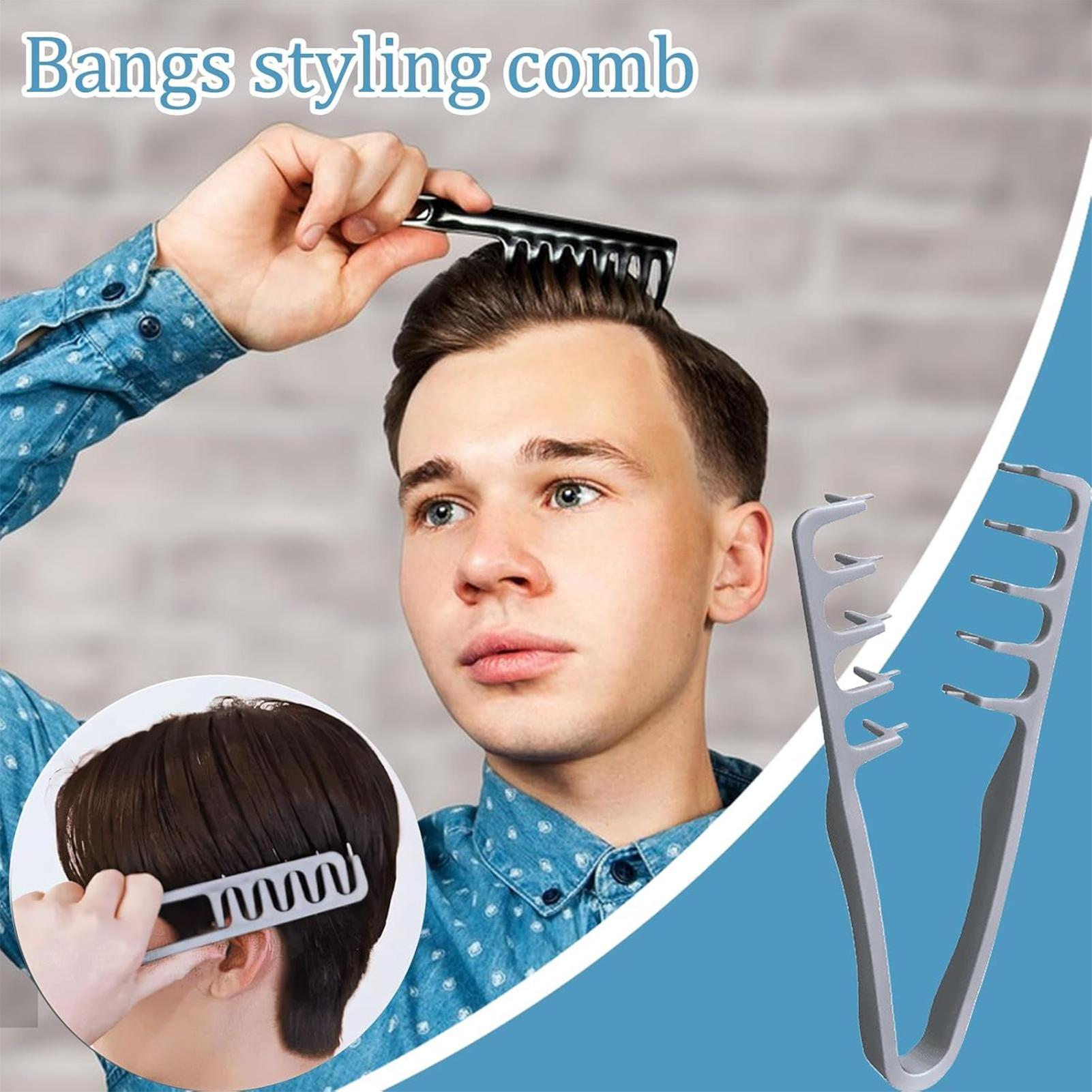 Wide Tooth Hair Comb Volumizin - Men'S Grooming Product recension och pris
