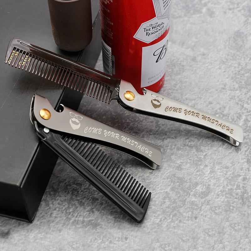 Foldable Men Hair Styling Comb - Men Grooming Home recension och pris