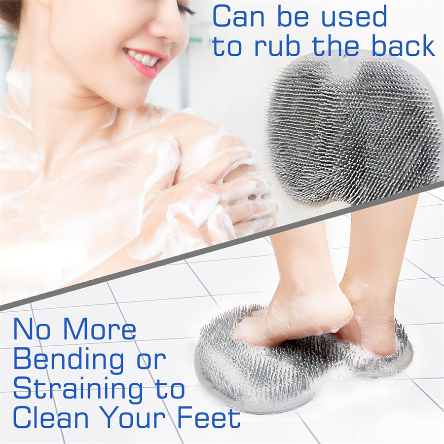 Shower Foot Scrubber Mat Back  - Exfoliating Scrub Mens recension och pris