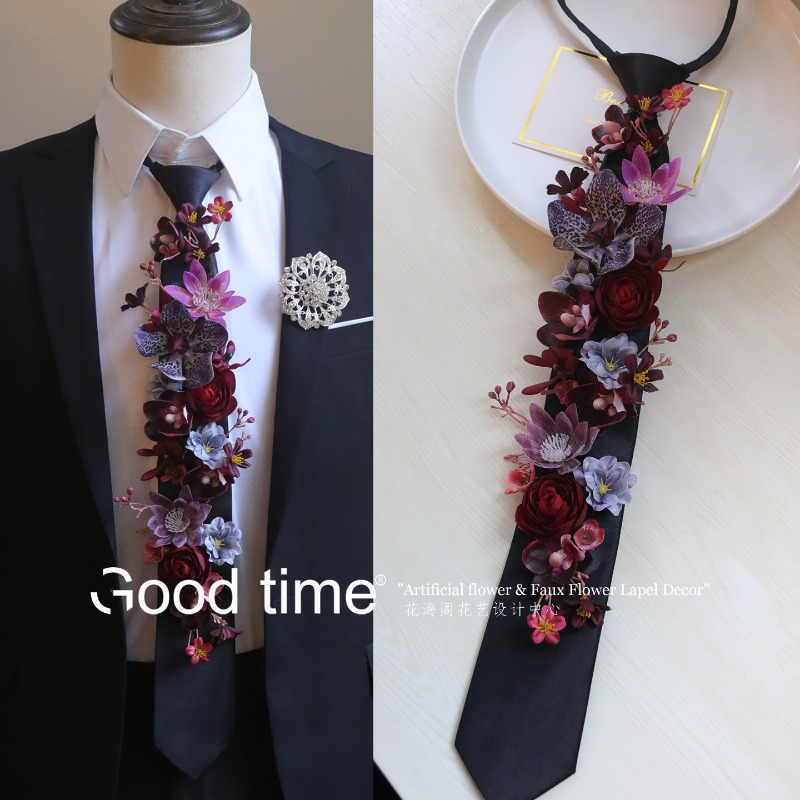 Tie flower simulation flower,  - Men Grooming Home recension och pris