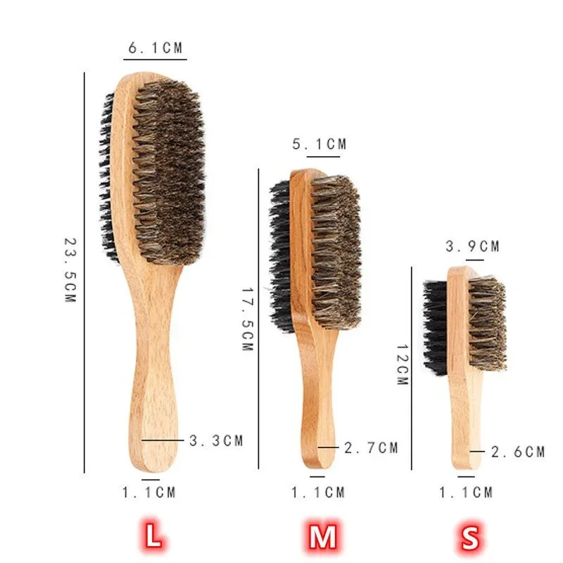 Beard Brush with Natural Woode - Men'S Grooming Product recension och pris