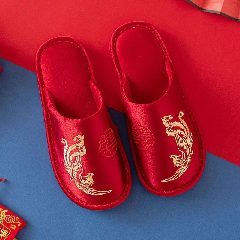 Men Silk Baotou Red Wedding Sl - Men Grooming Home recension och pris