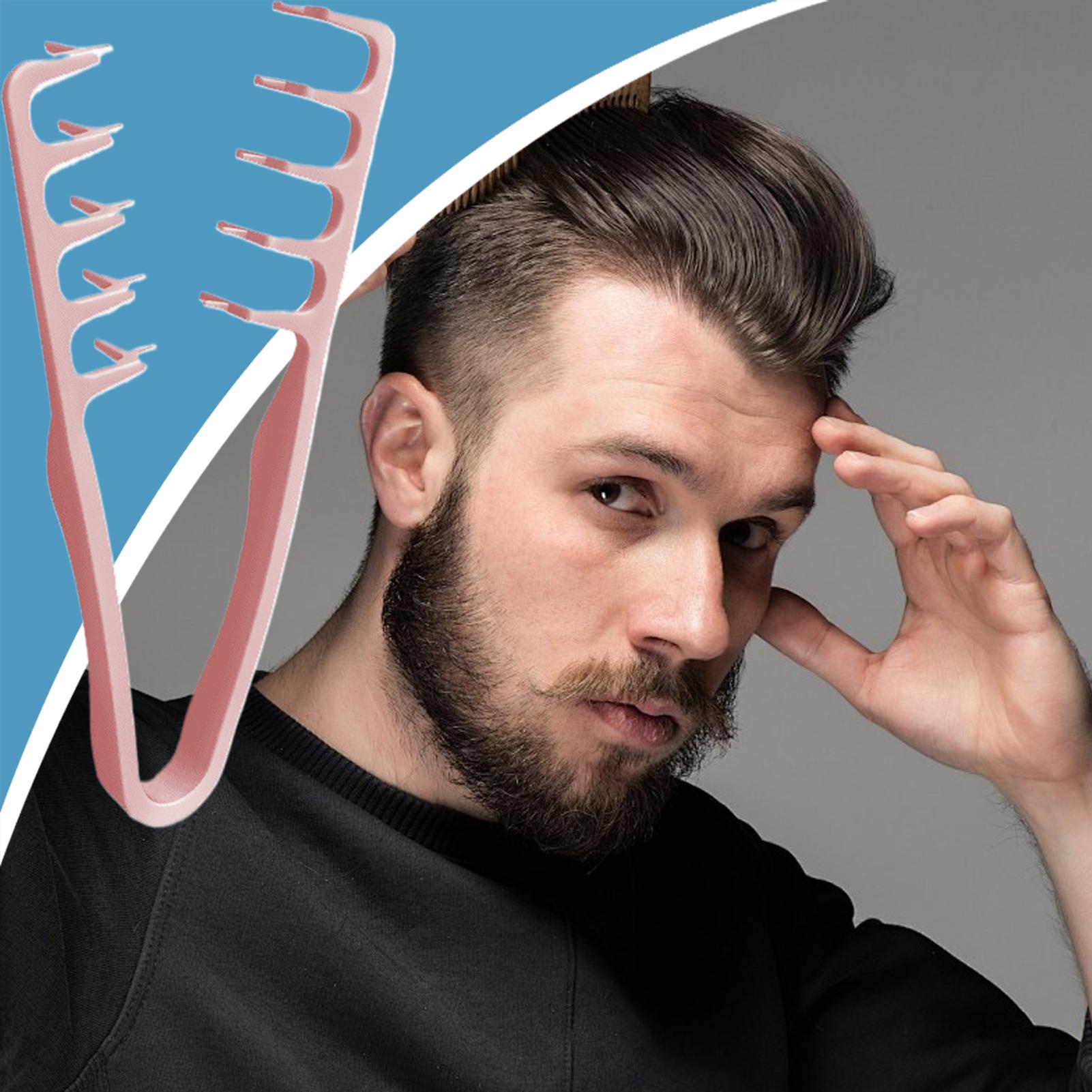 Wide Tooth Hair Comb Volumizin - Men Grooming Home recension och pris