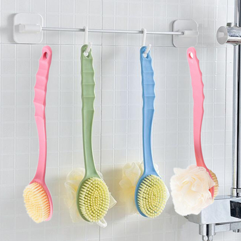 2-In-1 Soft Fiber Bath Brush G - Exfoliating Scrub Mens recension och pris