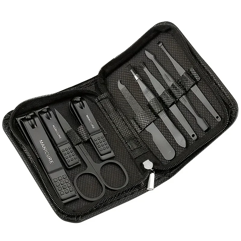 9 Piece in 1 Manicure Set Pedi - Men'S Grooming Essentials recension och pris