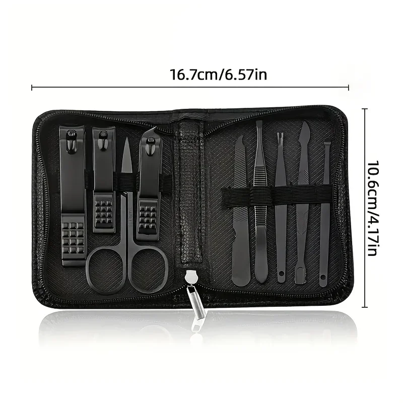 9 Piece in 1 Manicure Set Pedi - Men'S Grooming Essentials recension och pris