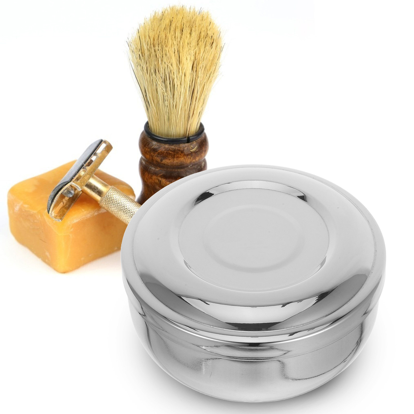 Stainless Steel Metal Shaving  - Shaving Bowl Soap recension och pris
