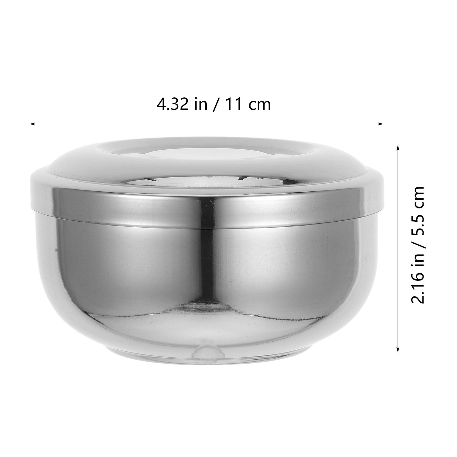 Stainless Steel Metal Shaving  - Shaving Bowl Soap recension och pris