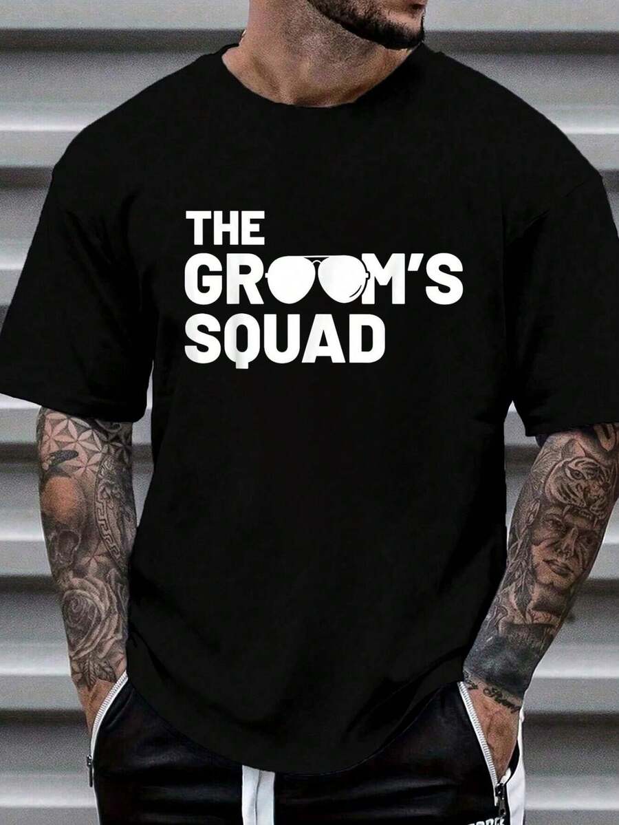 100% Cotton Groomsmen Groom Sq - Men Grooming Home recension och pris