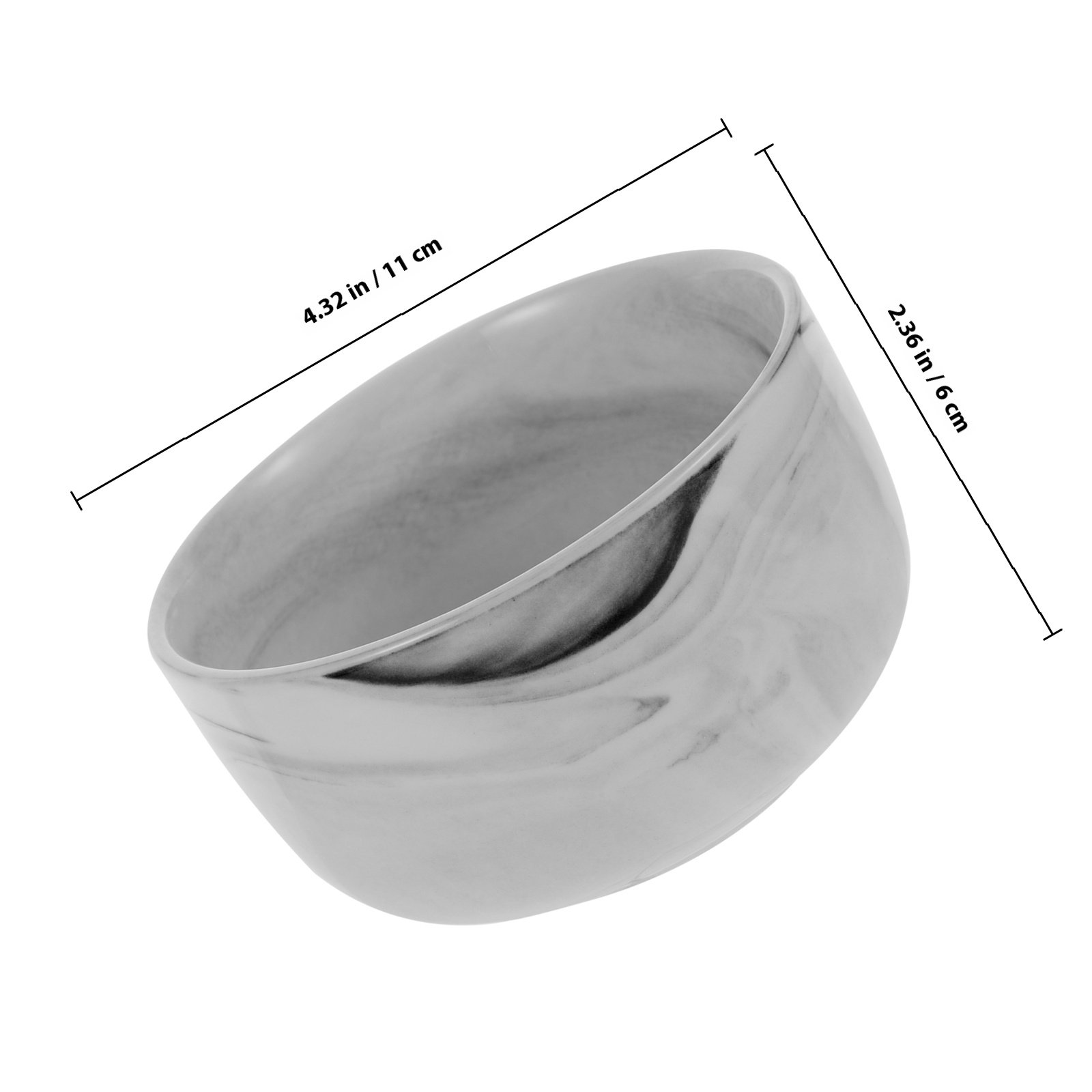 Marble Pattern Men Shaving Bow - Shaving Bowl Soap recension och pris
