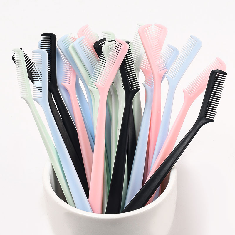25pcs Multicolor Mini Eyebrow  - Comb Fine Tooth recension och pris