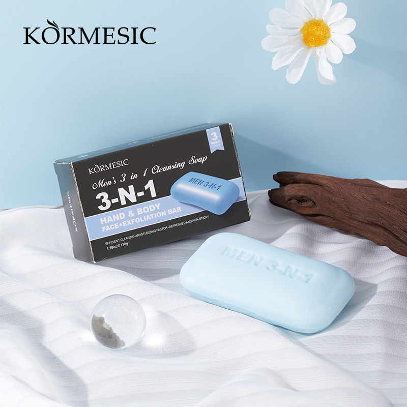 Men's 3-in-1 Cleansing Bar Soa - Exfoliating Scrub Mens recension och pris
