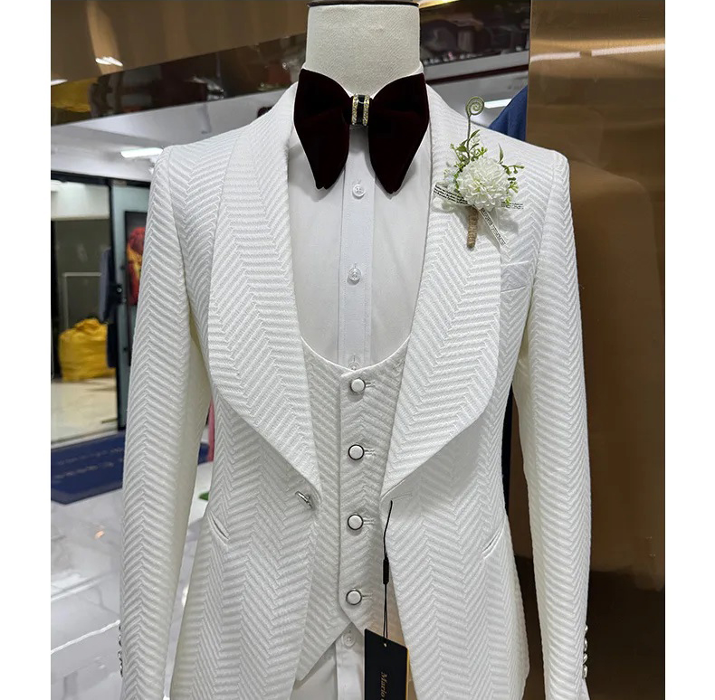 Men's Suits 3 Pieces Cotton He - Men'S Grooming For Engagement recension och pris