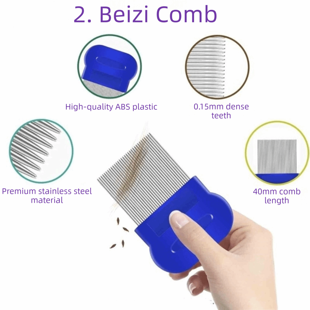 6Pcs/Set ABS Flea Comb Set Fin - Comb Fine Tooth recension och pris