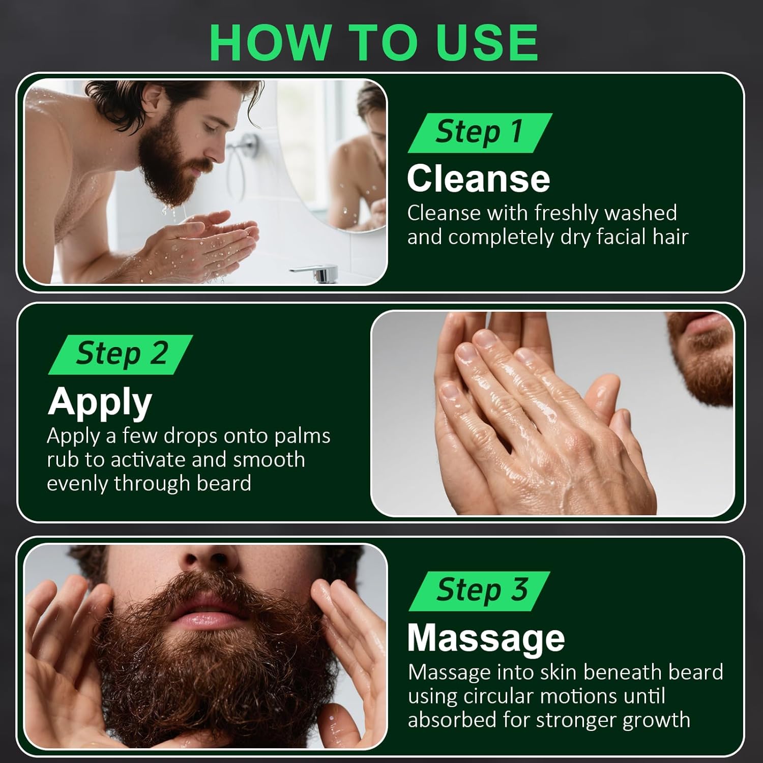 30ml Beard Growth Oil Serum Fo - Men'S Grooming And Skin Care recension och pris